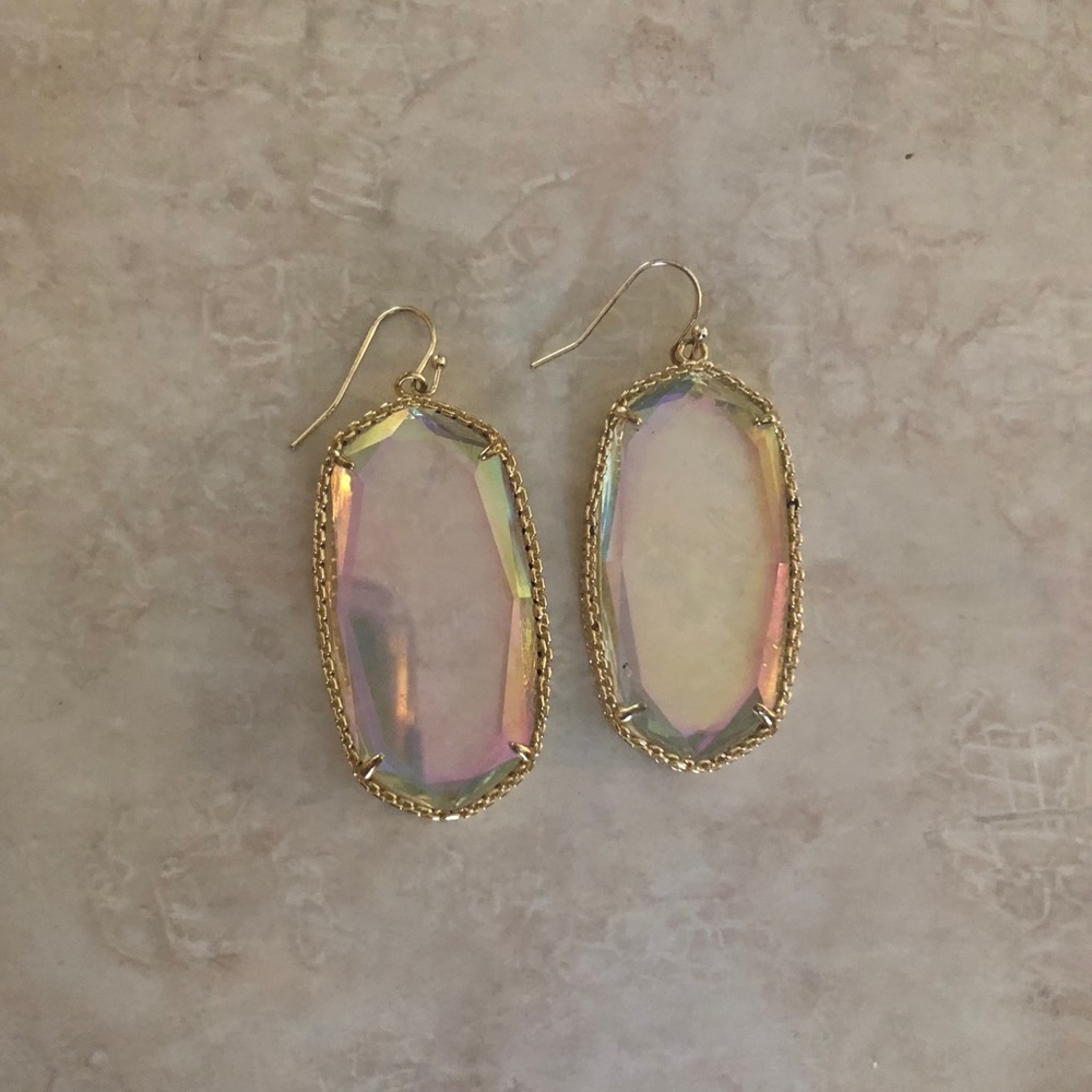 Clear Iridescent Deily Earrings (limited edition)!